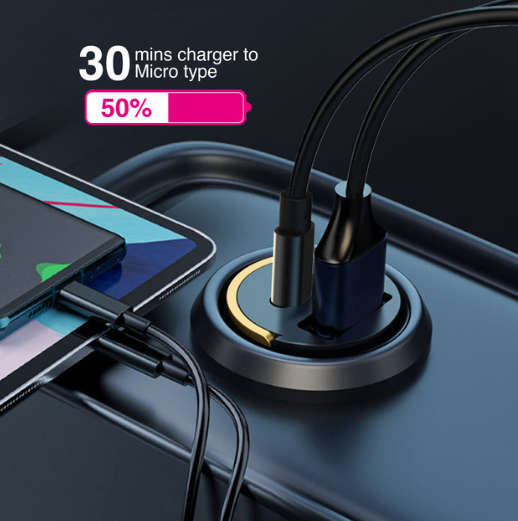 CARGADOR DE COCHE 2 EN 1 200W